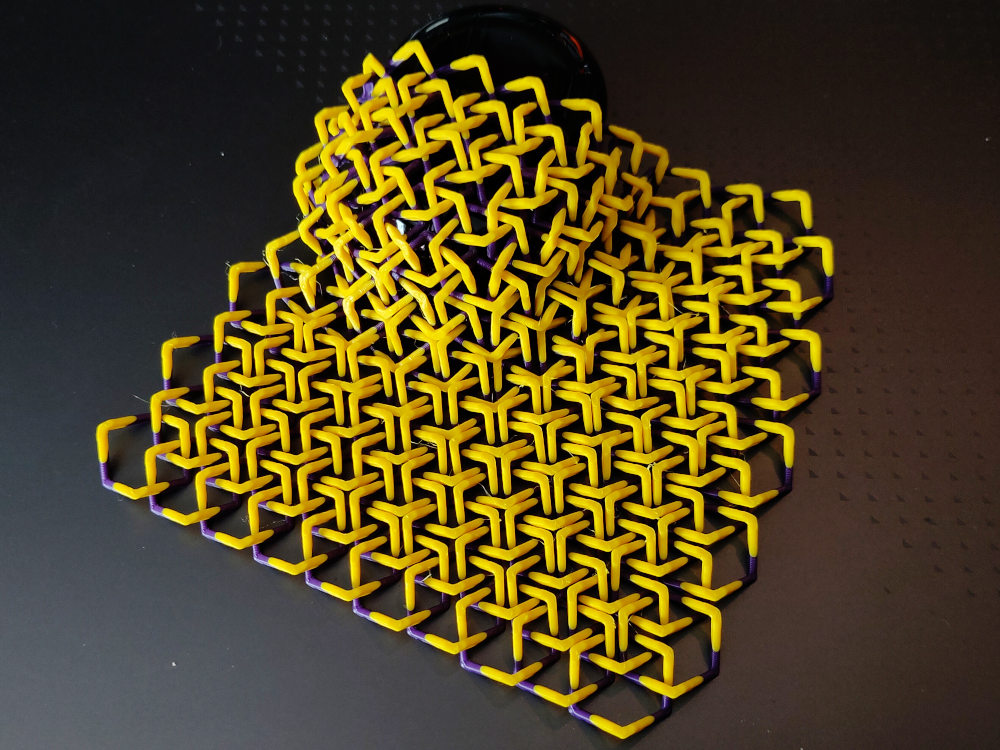 fabric inspired by japanese pattern (bishamon kikko), customizable