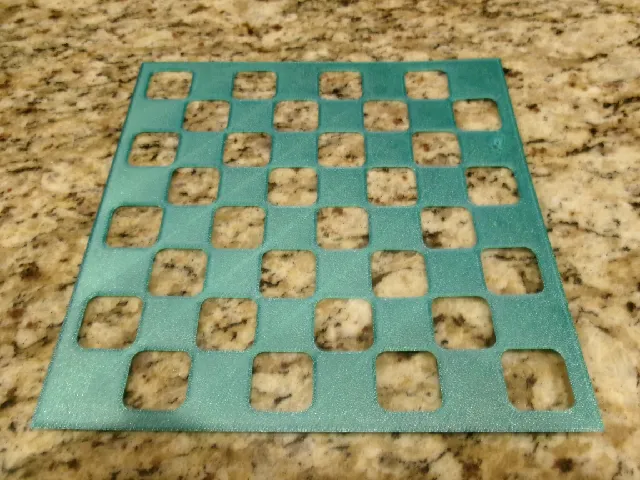 Chess Board Stencil 7*7 in
