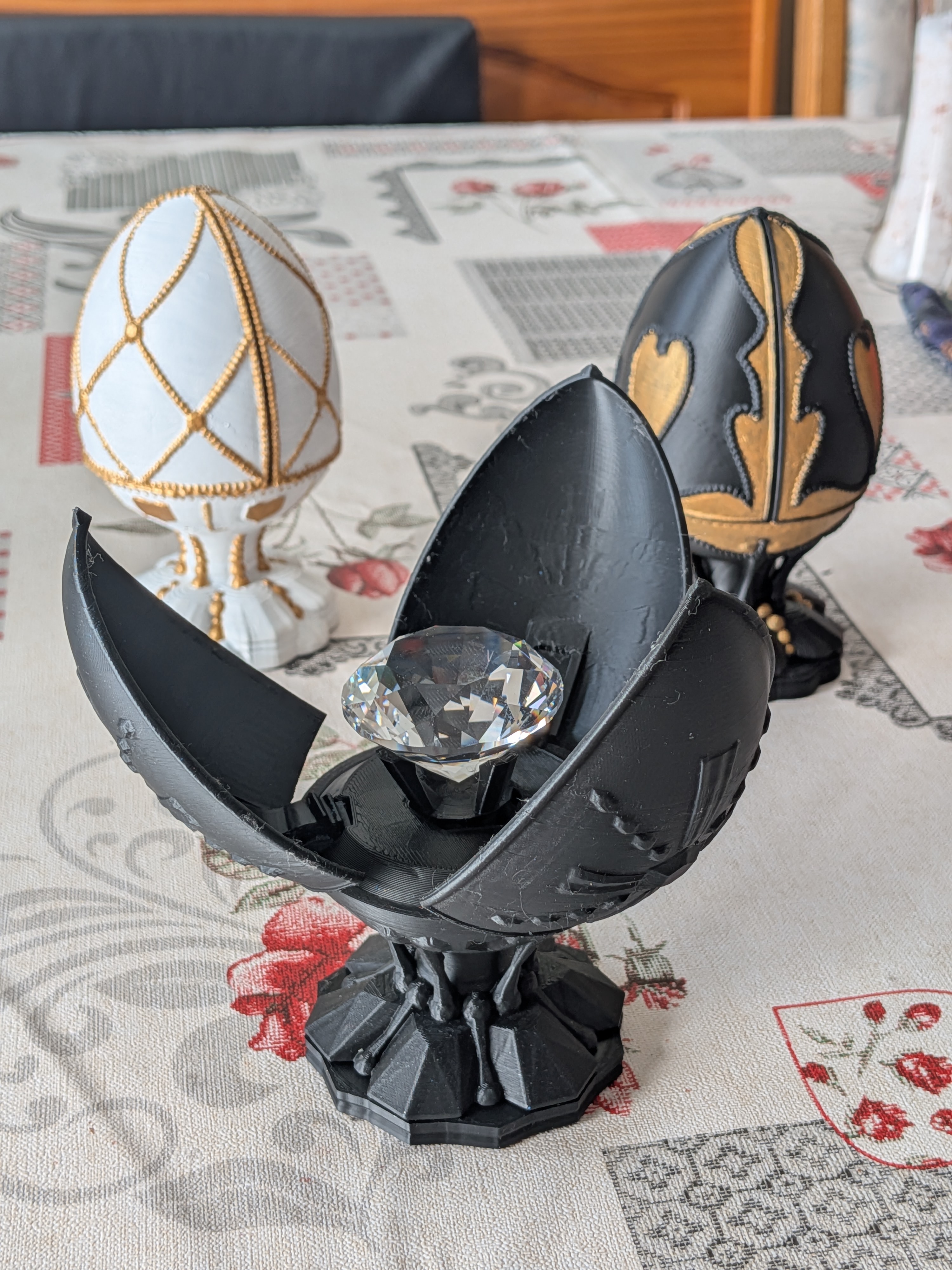 Additional Presentation Parts for Mechanical Fabergé Egg