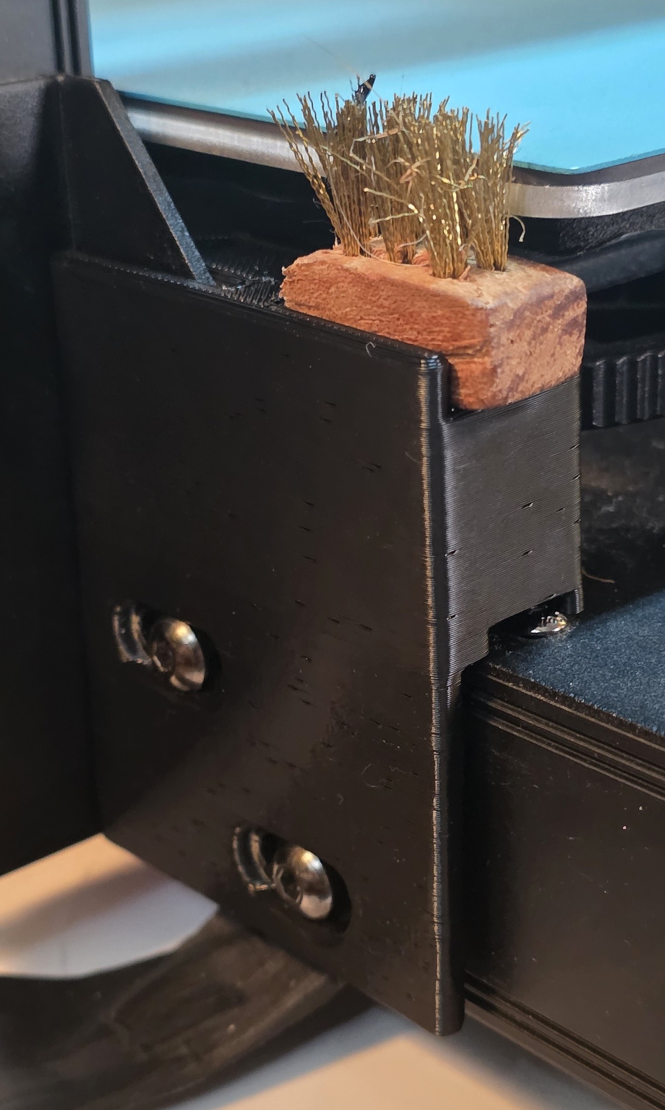 Sovol SV07 Plus Nozzle Brush Mount (Work in Progress)
