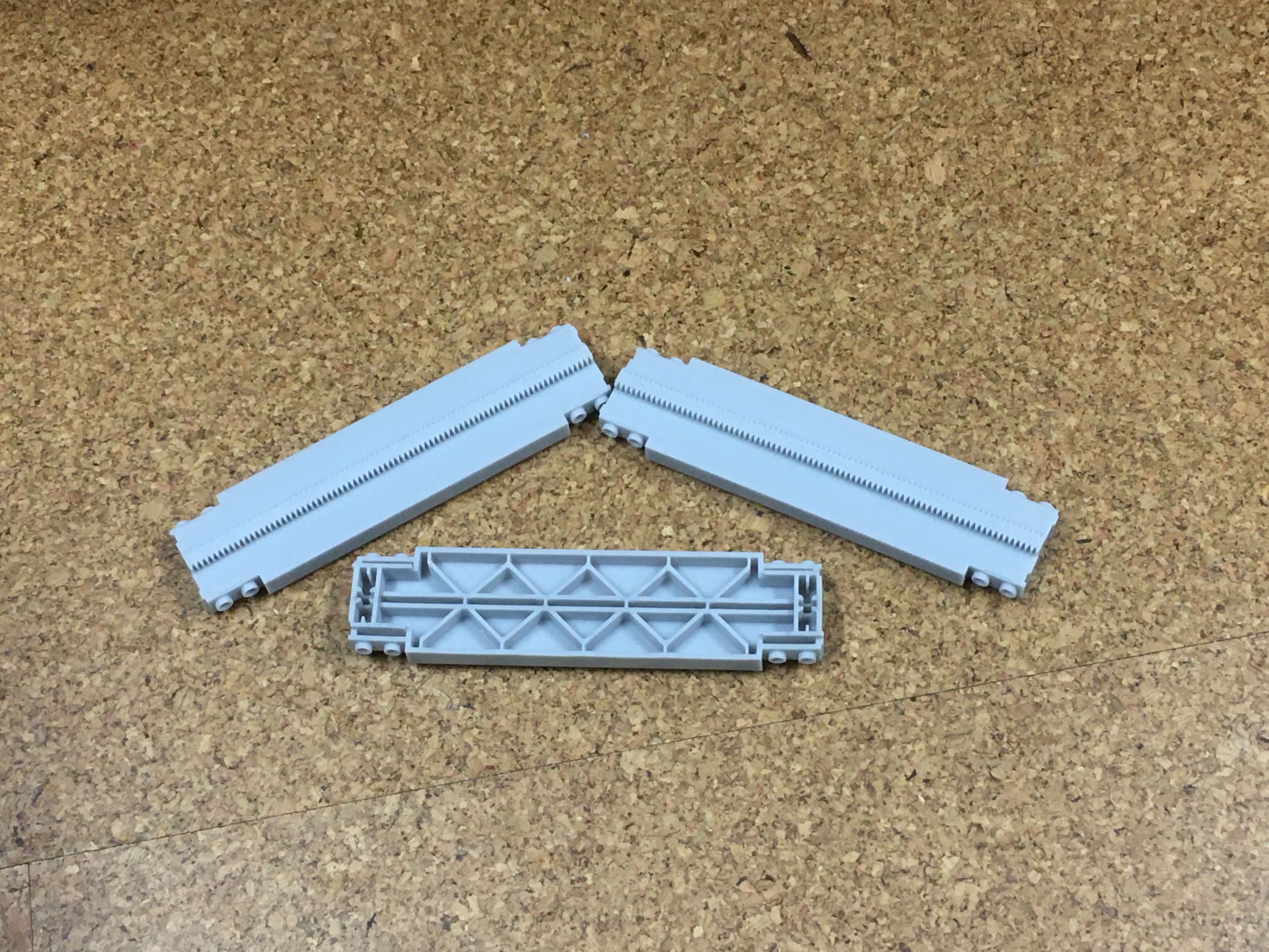 SLA Lego Monorail Track Straight 16 Studs Long