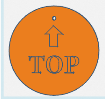 TOP sign (climbing)