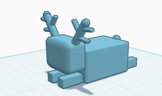 movable reindeer