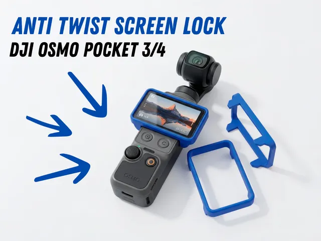 DJI OSMO Pocket 3 & 4 Screen Fix Frame (antitwist)