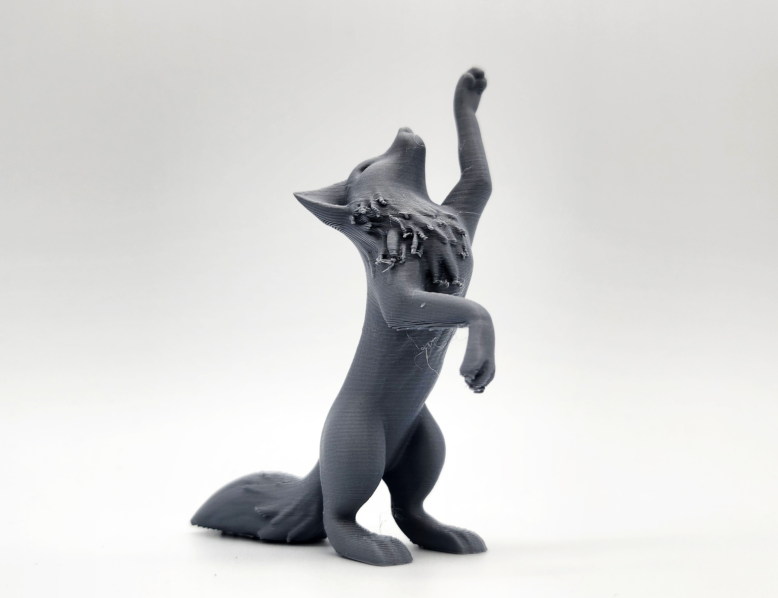 Fox Reaching for the Stars Sculpture