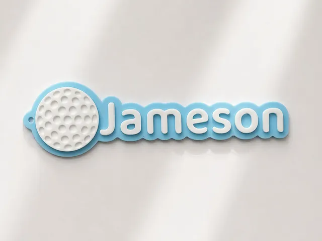 Golf Name Keychain - Jameson