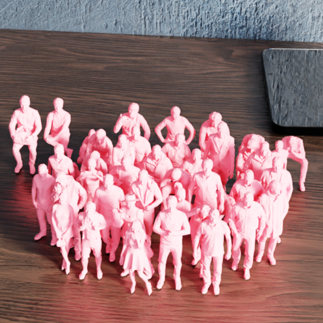 Super Collection of Miniature People – 194 Figures by José Pedro ...