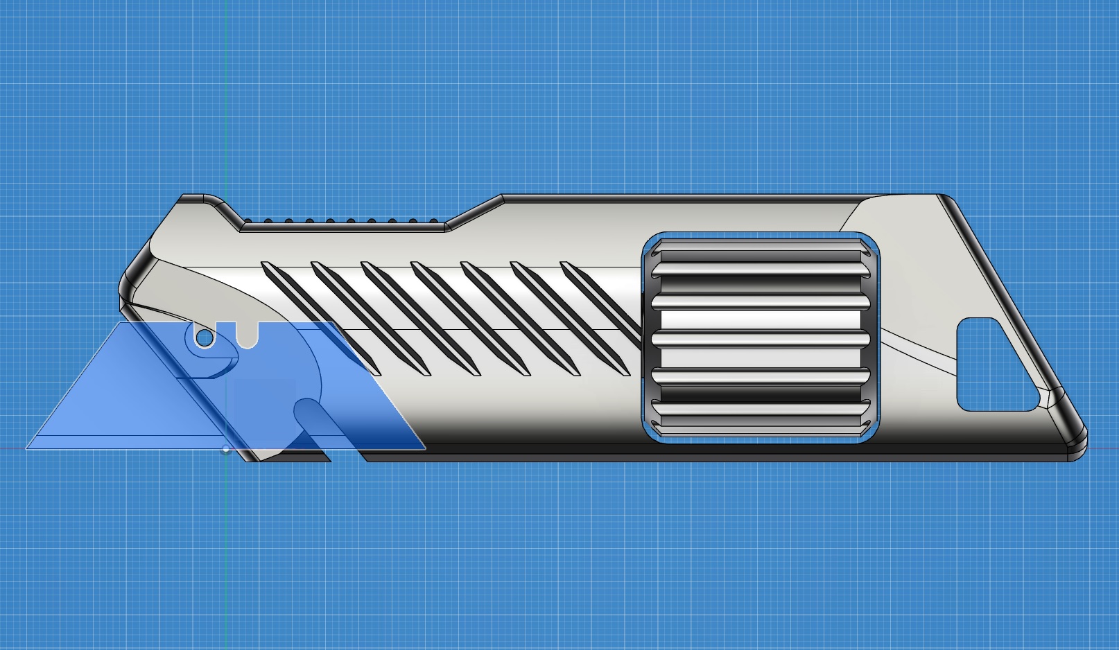 Miniatura 7 do modelo 3D Adjustable utility knife