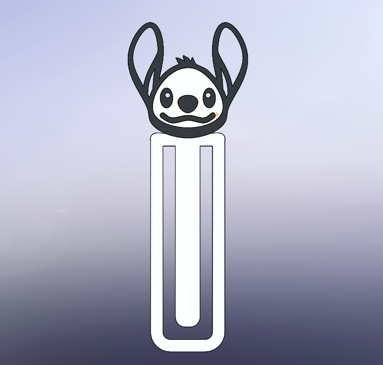 Stitch bookmark Disney character