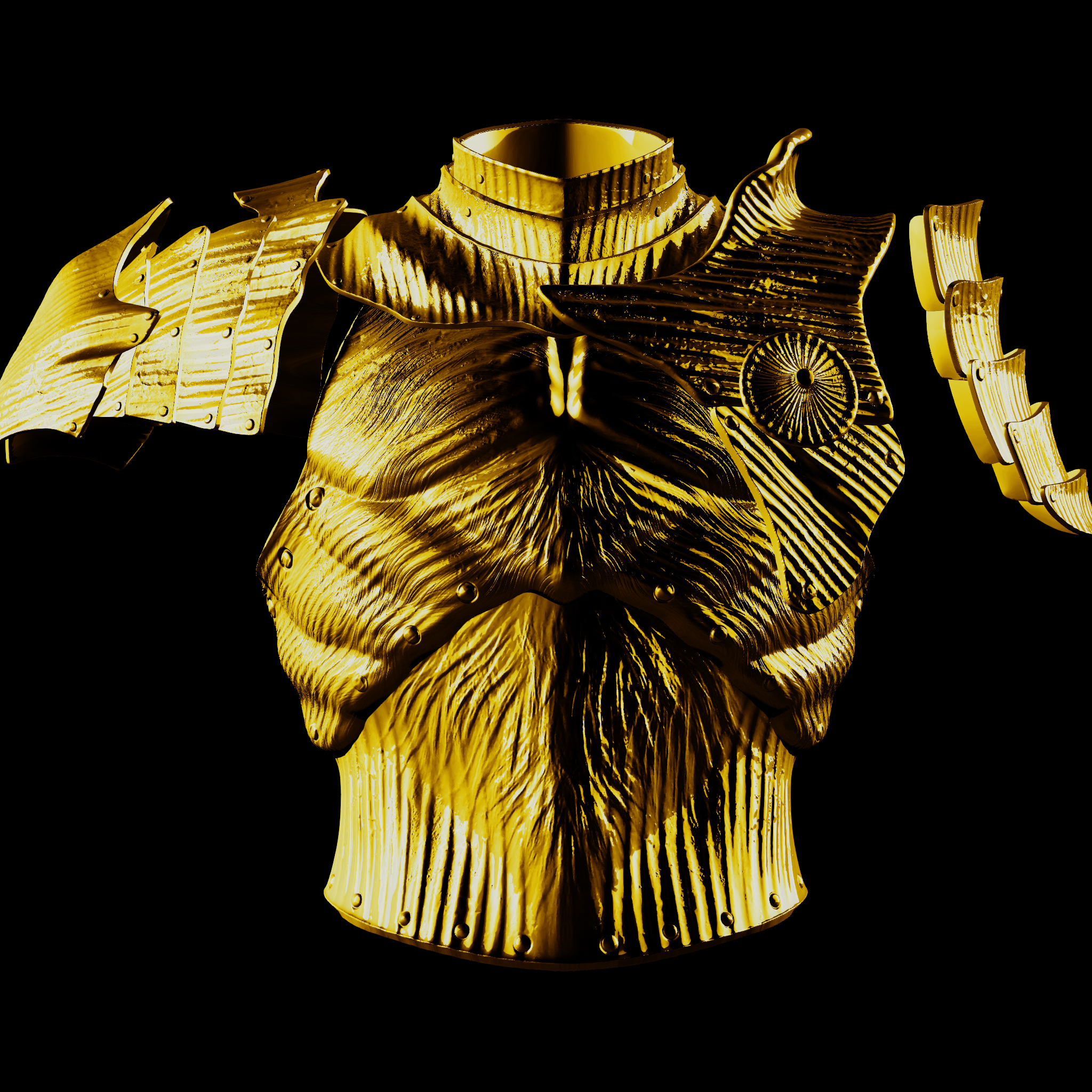 EXECUTOR COSPLAY - ELDEN RING NIGHTREIGN REPLICA FAN ART - CHESTPLATE-GORGET-PAULDRONS