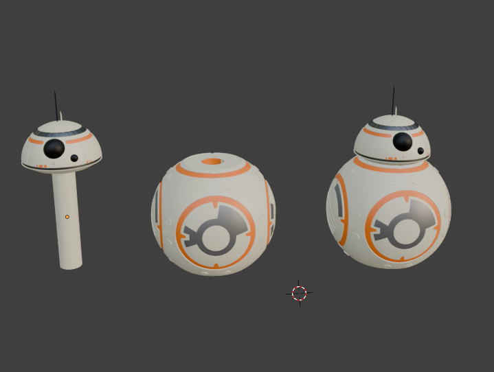 Miniatura 2 do modelo 3D Star Wars DJ Knobs - BB8 R2D2 & R4