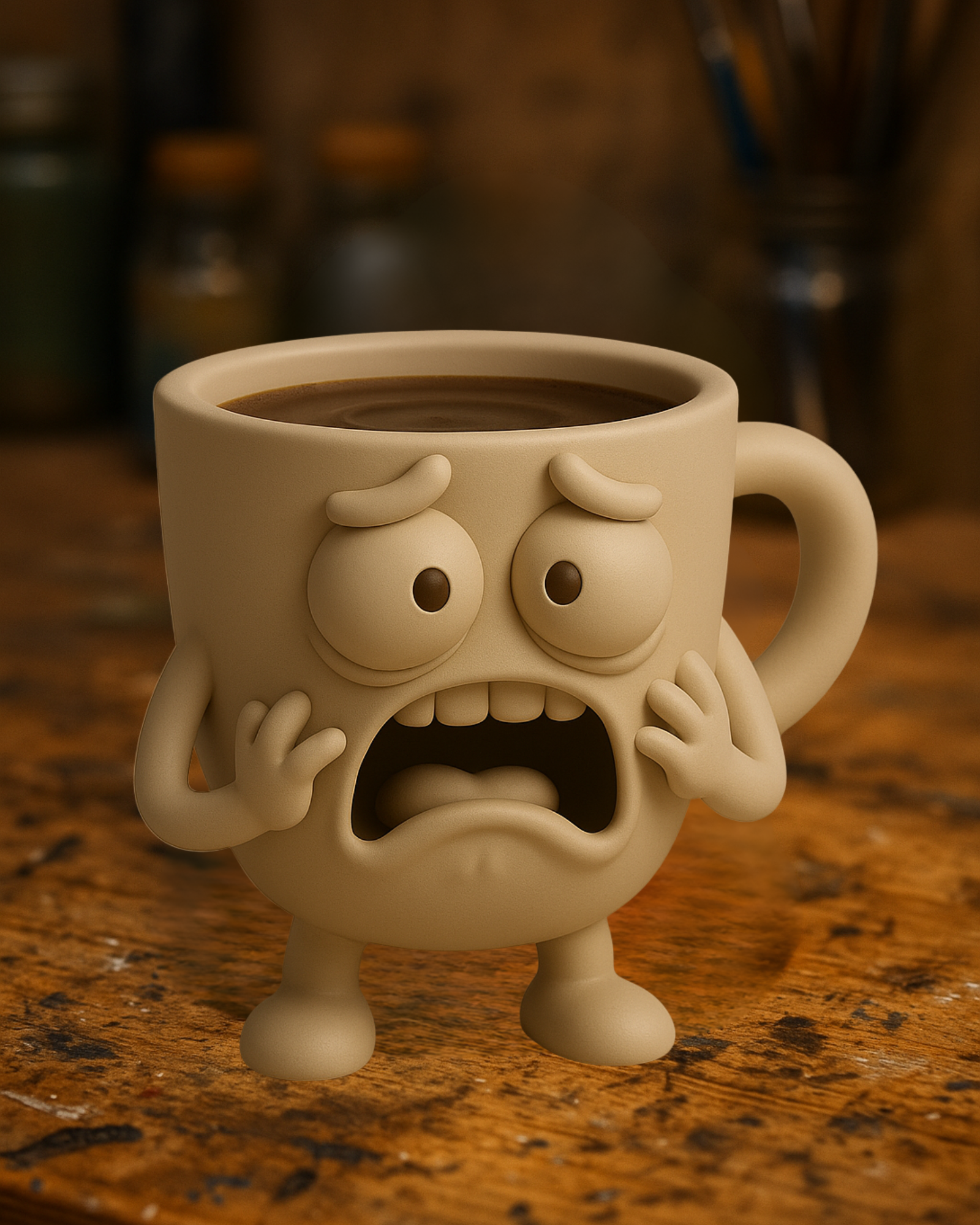 Screaming Coffee Cup