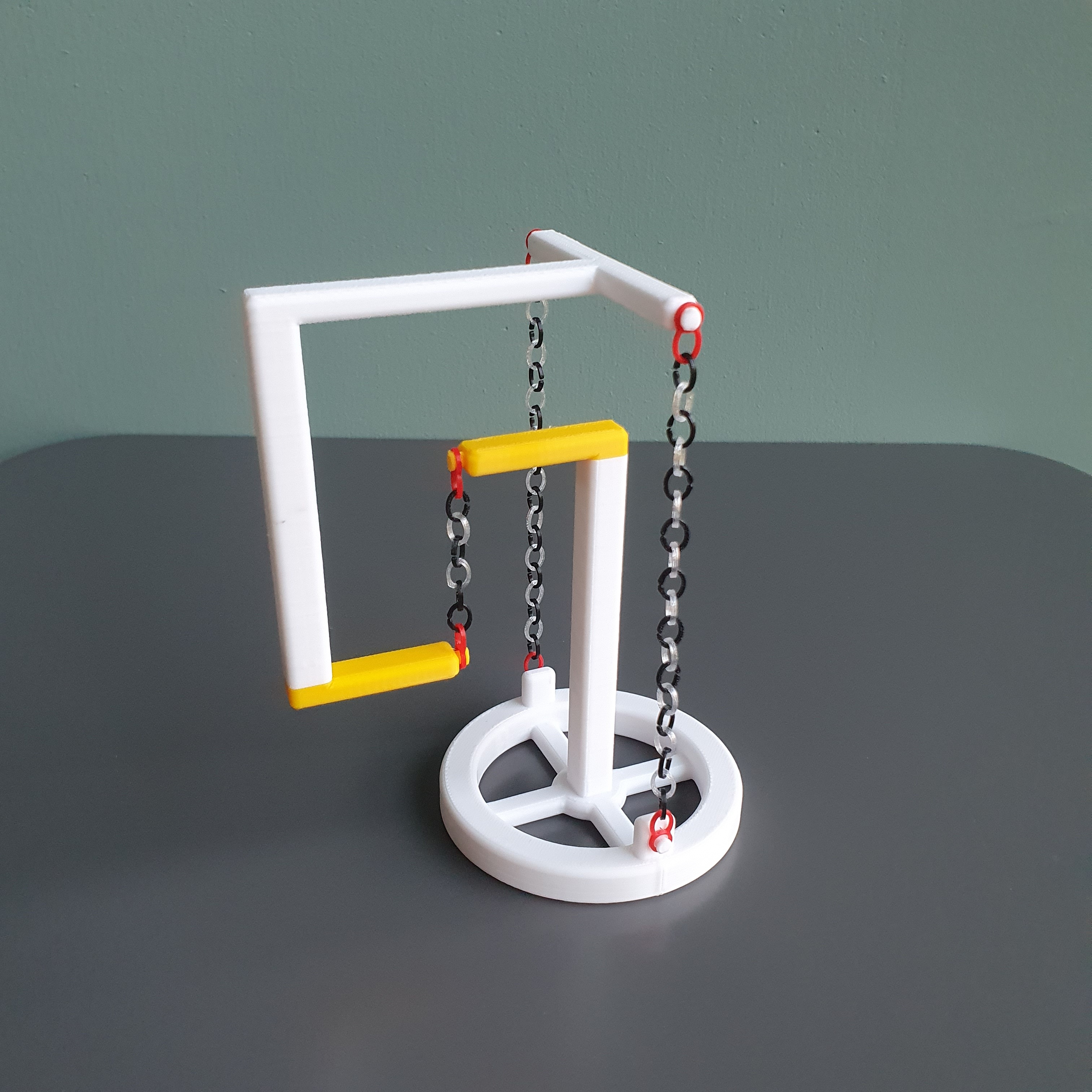 Tensegrity Structure with 3 Chains