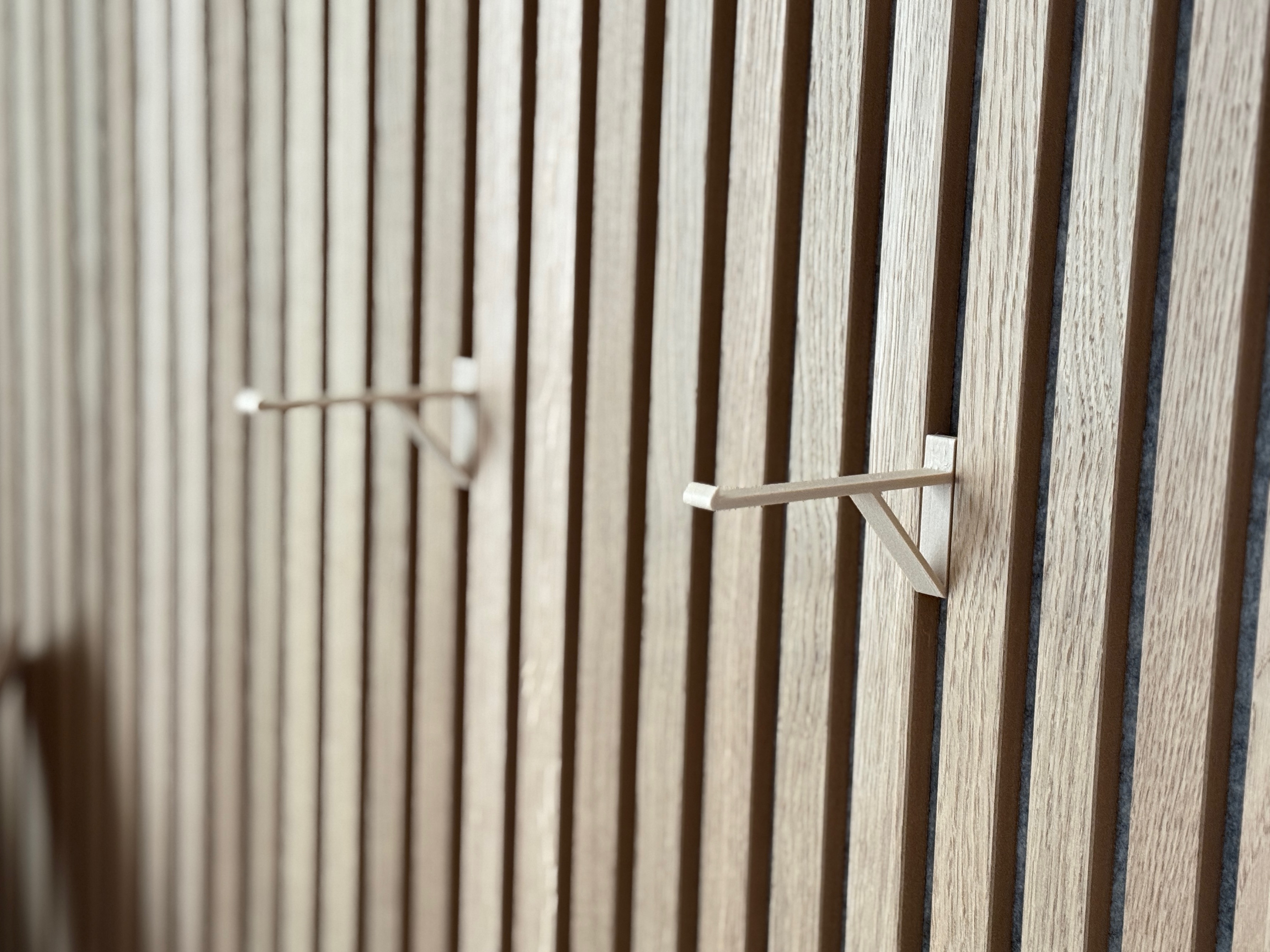 Miniatura 3 do modelo 3D Acoustic panel shelf bracket (Parametric Model)