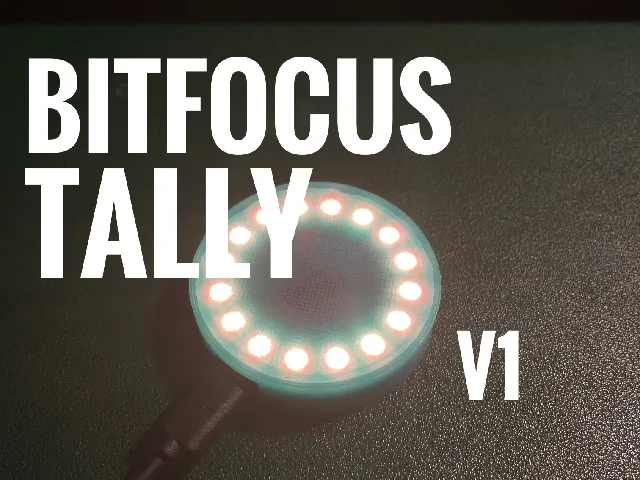 Bitfocus Companion Tally Light, WLED