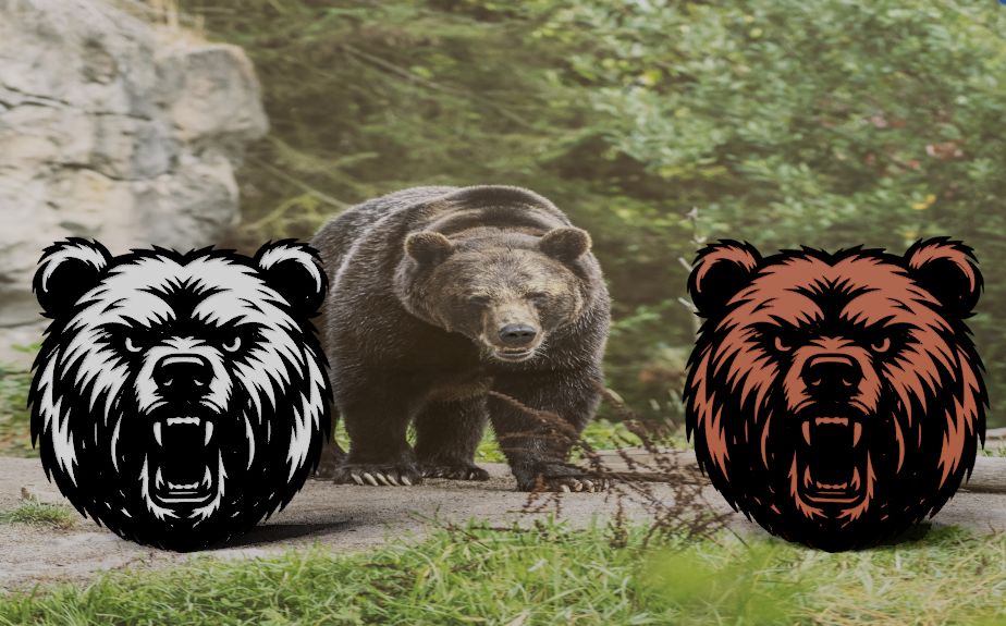Miniatura 4 do modelo 3D Angry bear