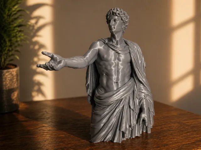 Statua Classica Maschile – Busto in Stile Greco/Rinascimentale
