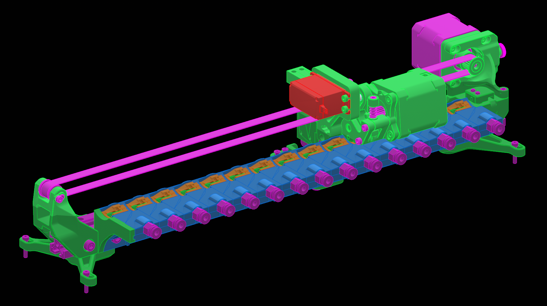 UTZrack V2 - Dual drive - larger servo - Tradrack alternative