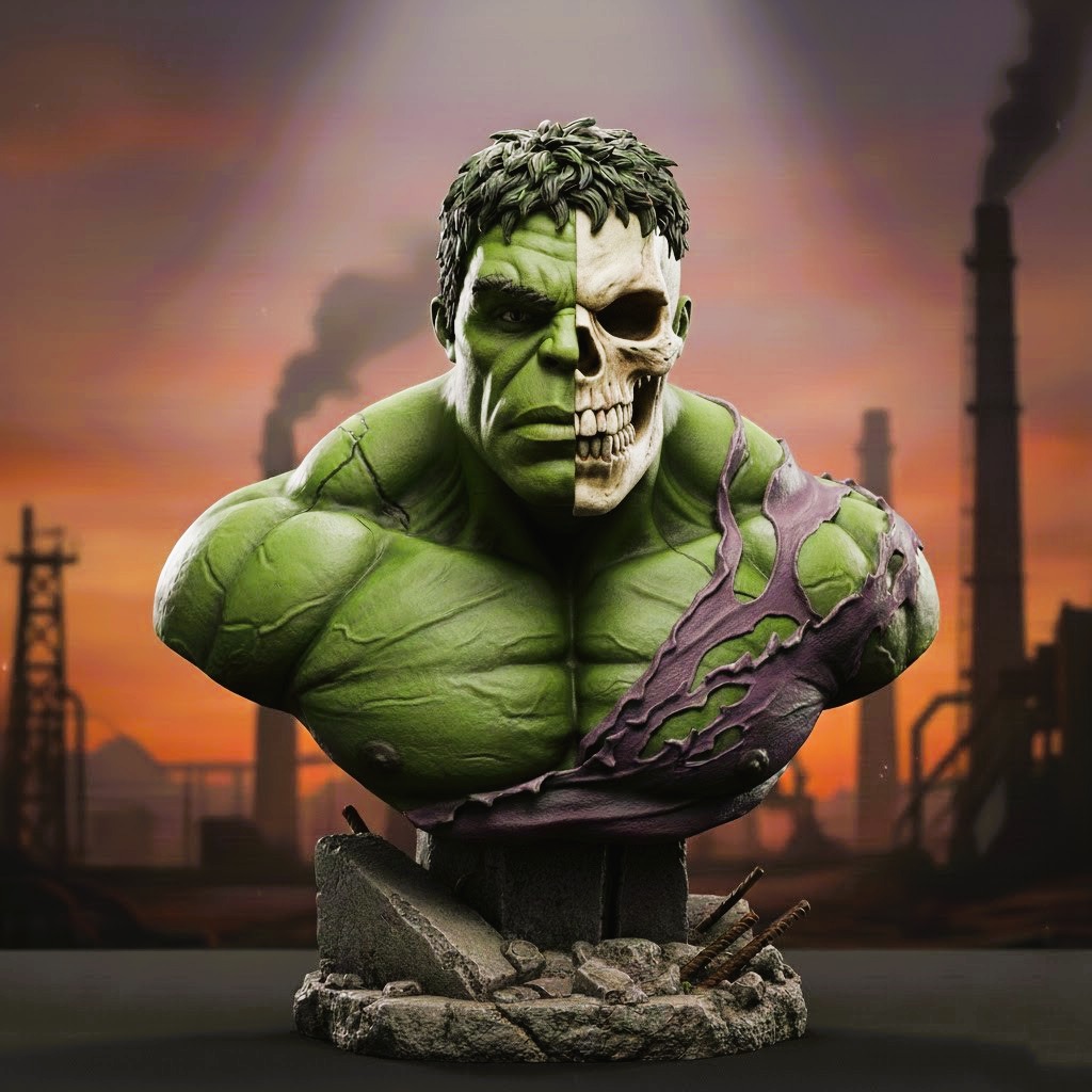 Hulk (Marvel) - Bust Skull Collection