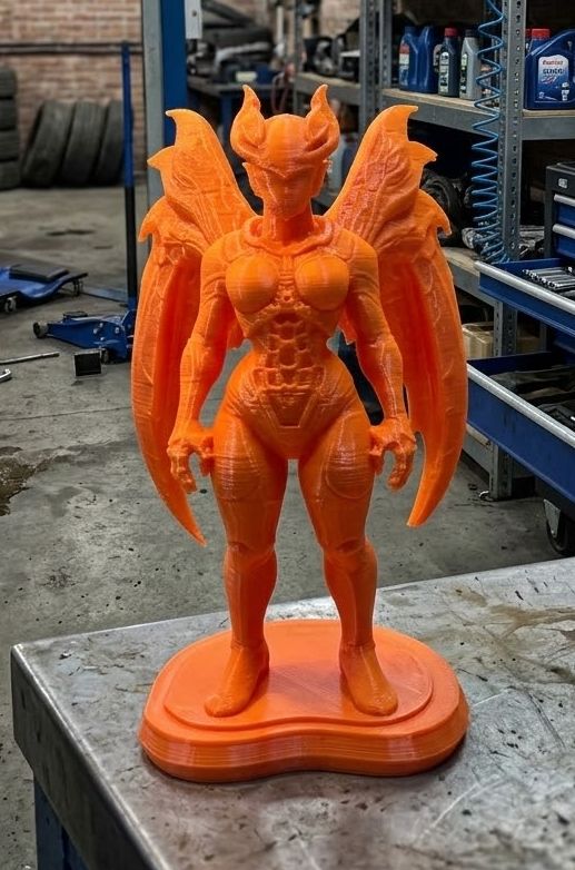 Miniatura 4 do modelo 3D Dark Demon Queen - with base