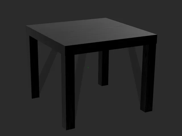 IKEA LACK step, f3d, Obj editable