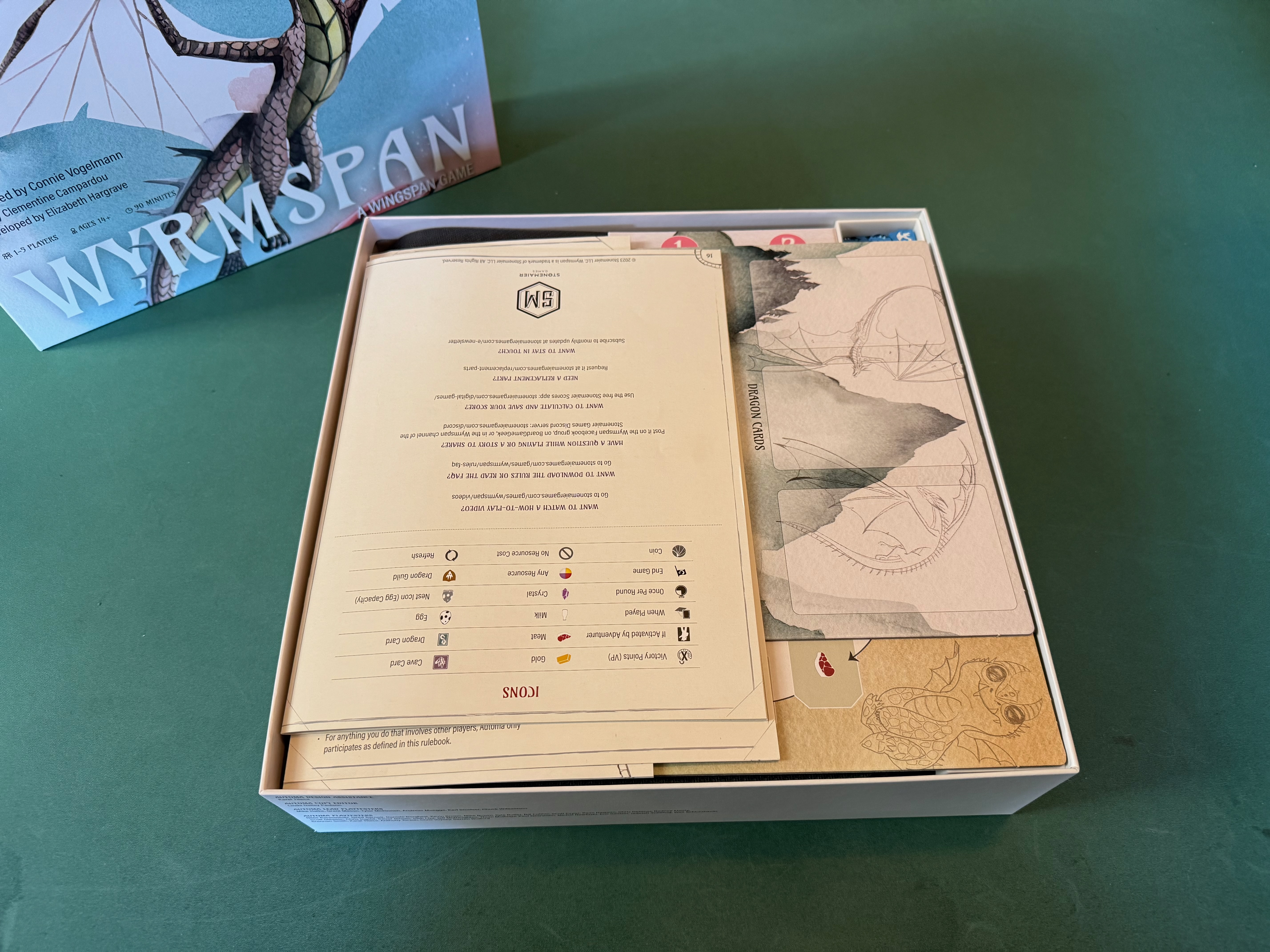 Miniatura 21 do modelo 3D Wyrmspan Board Game Insert