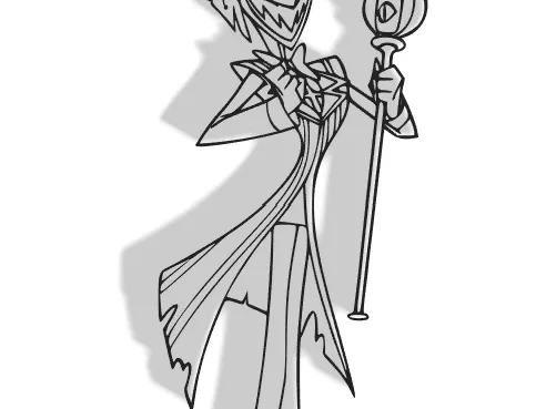 Alastor Hazbin Hotel Decor