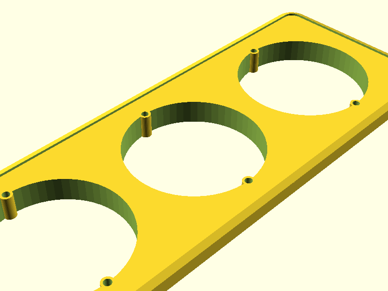 parametrized adapter / mount for DIN49073
