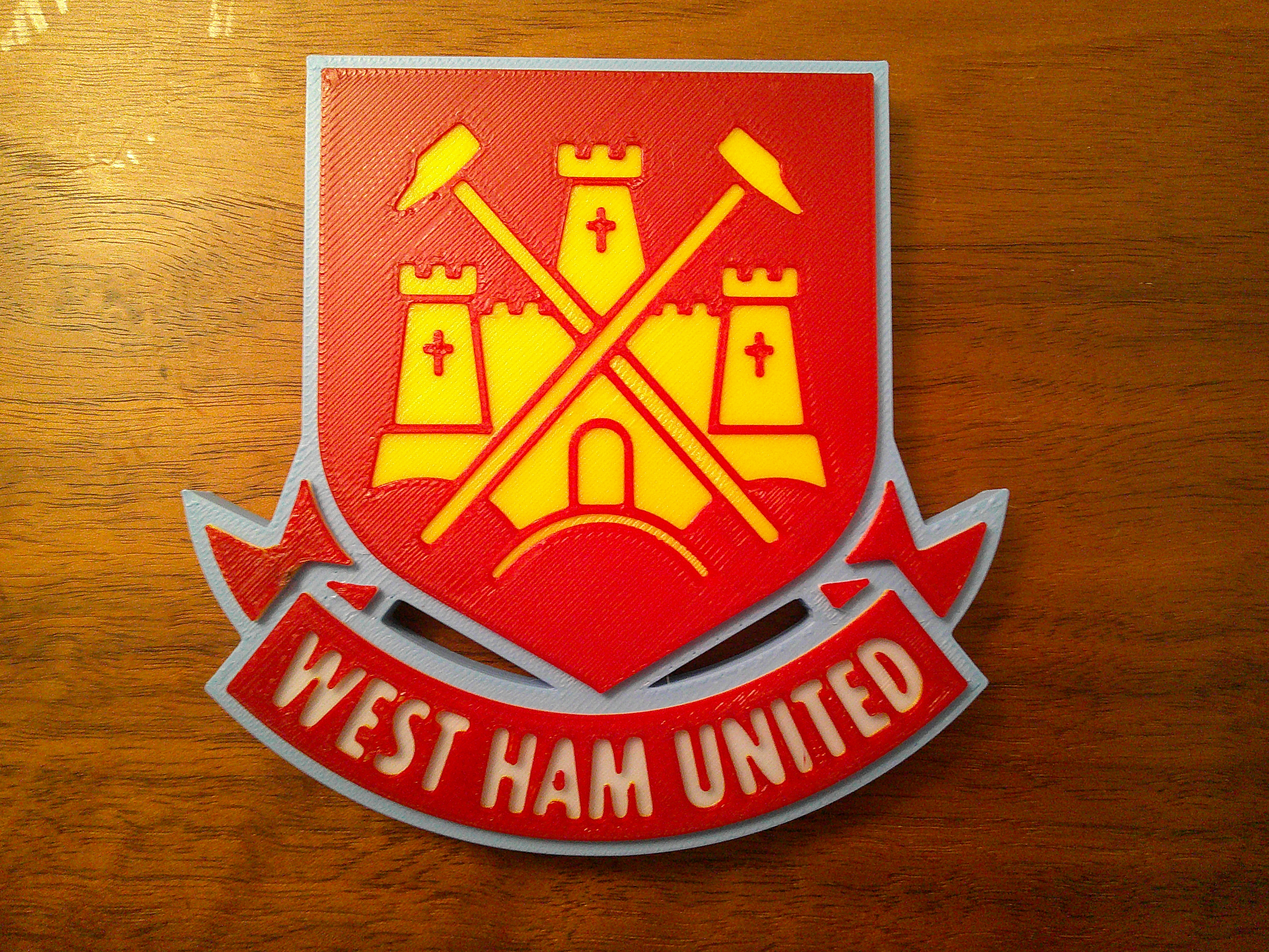 Old West Ham Logo Coaster or Plaque