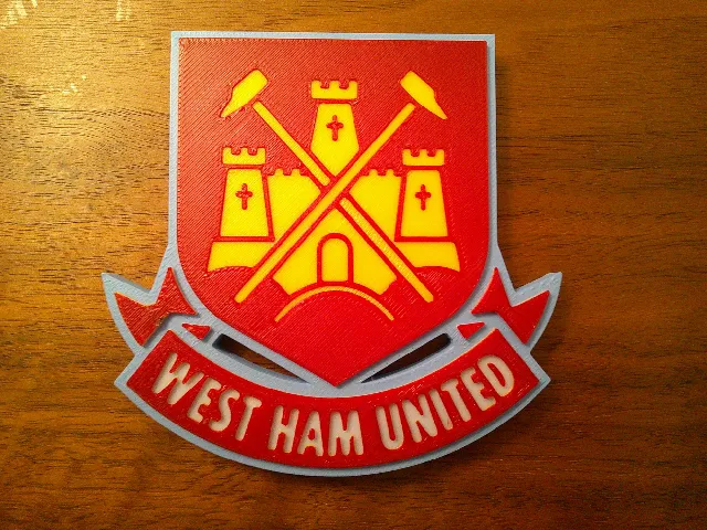 Old West Ham Logo Coaster or Plaque