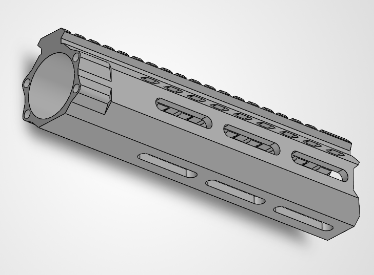 Airsoft AR handguard — miniatura 3