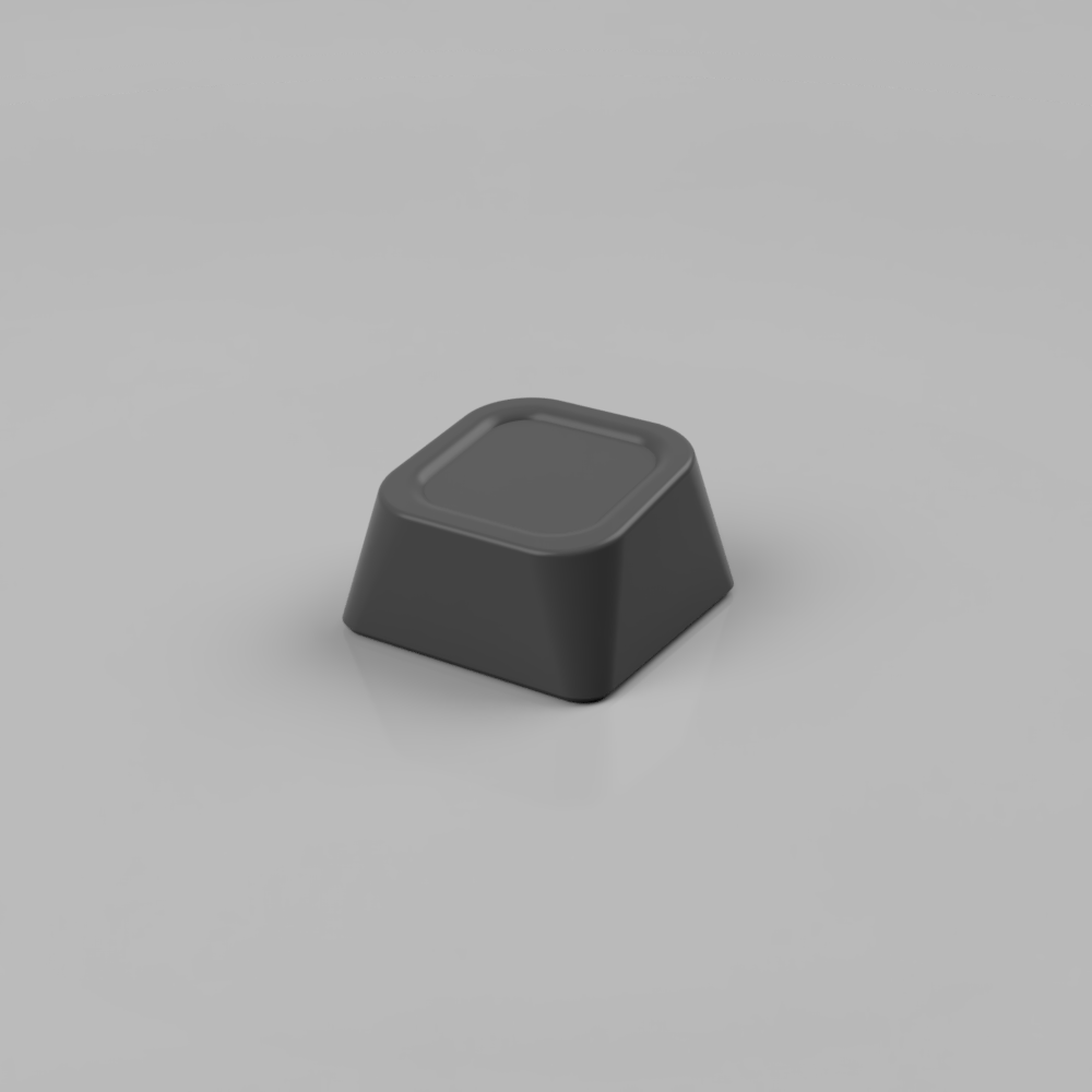 MX Keycap with Angled Inset Face