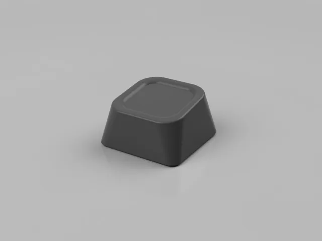 MX Keycap with Angled Inset Face