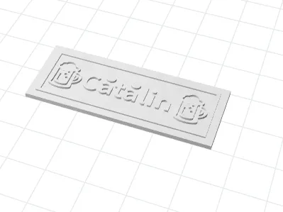 Nameplate/tag 50 English names