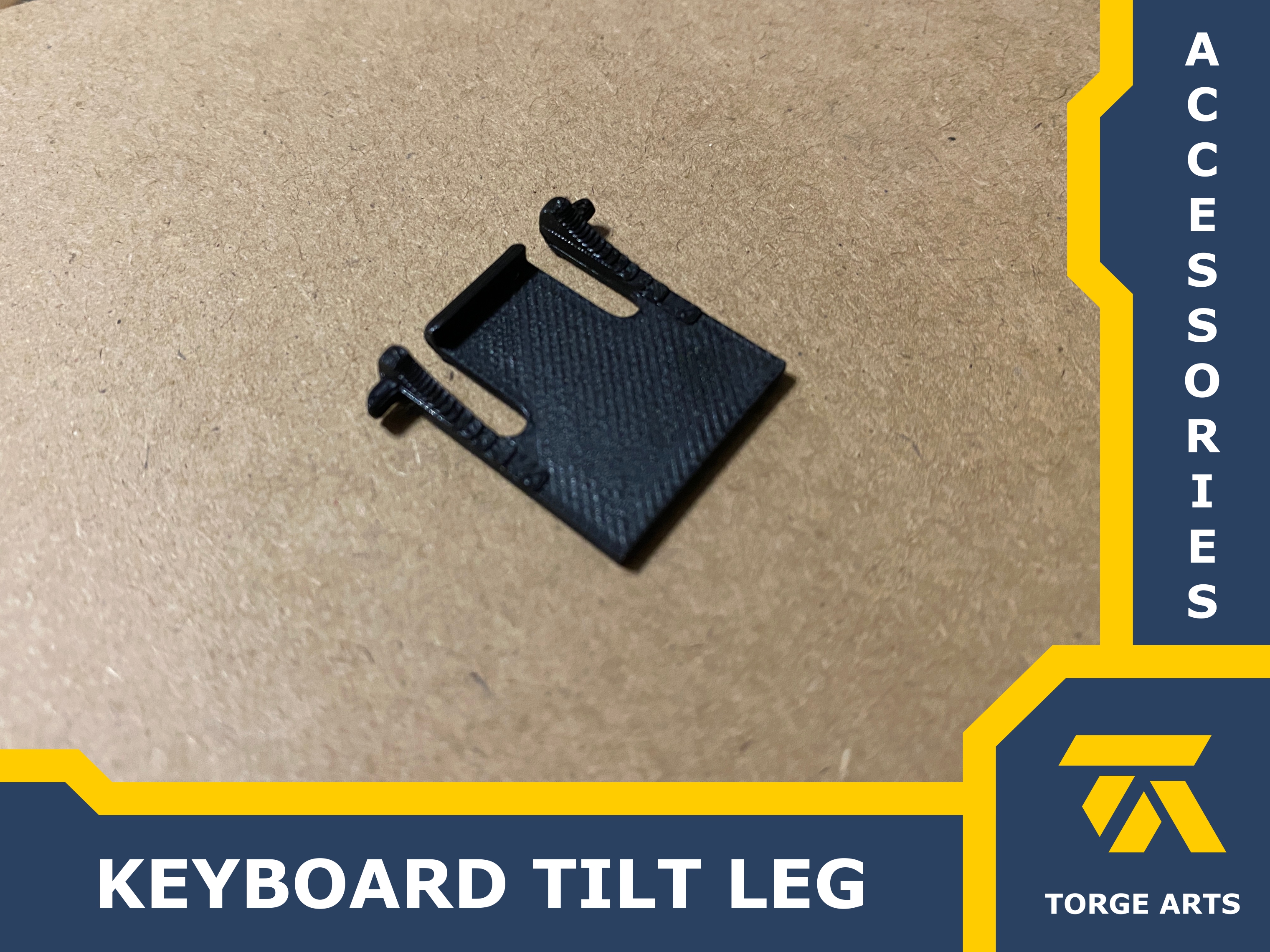 Keyboard tilt leg