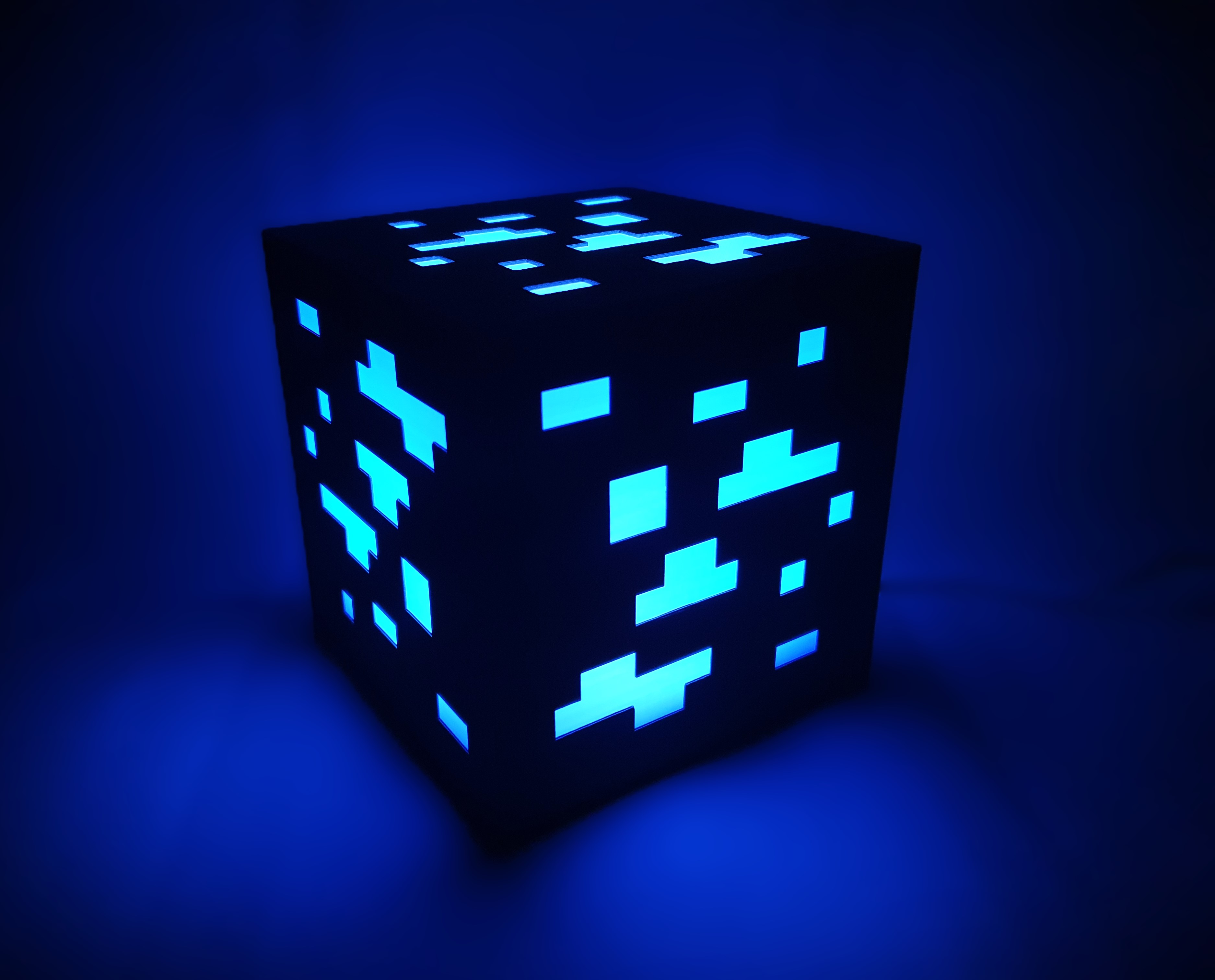 Minecraft Ore Lamp 120 mm size - LED Lamp Kit 001