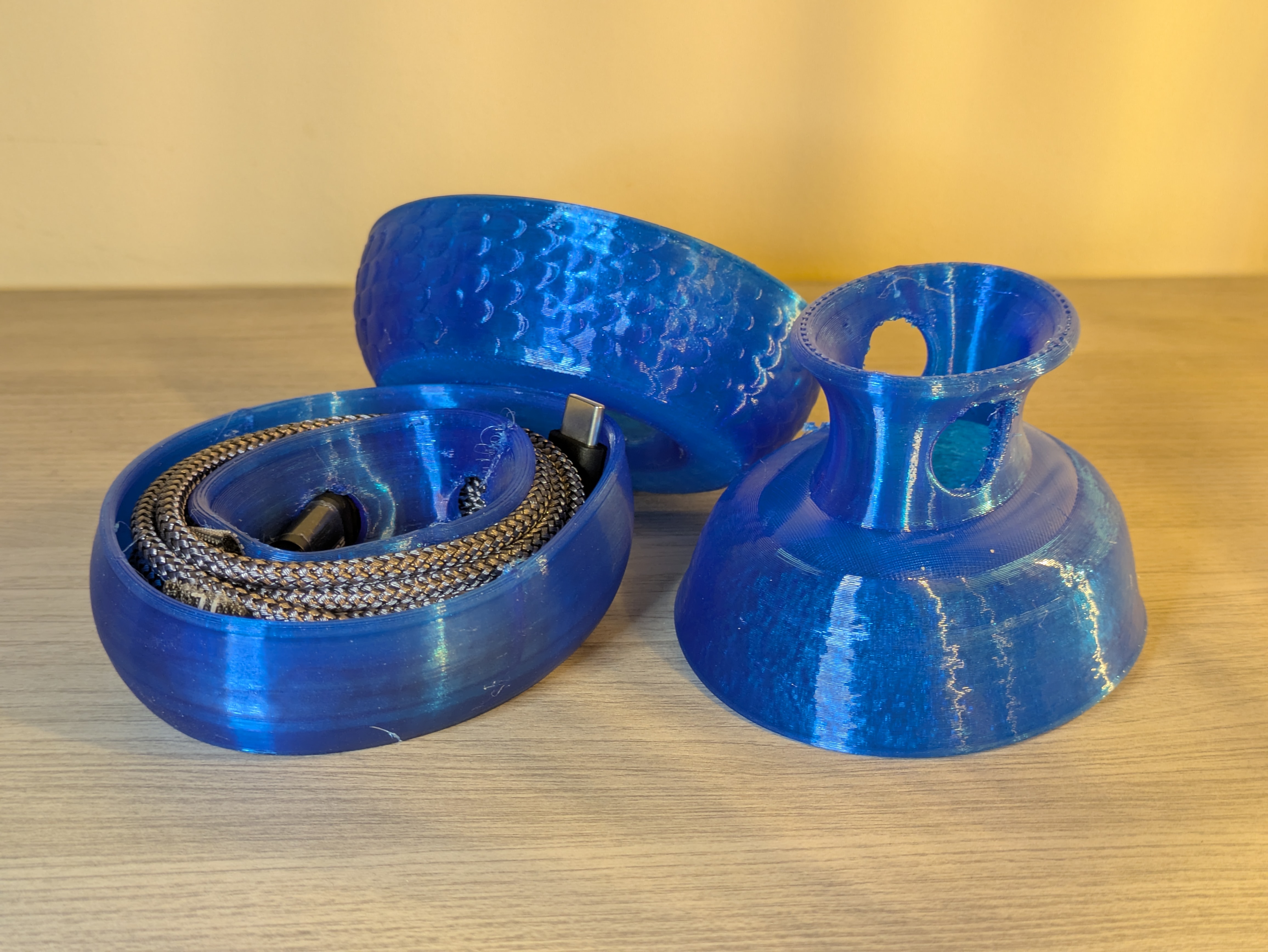 Cable storage - flexible wrapper