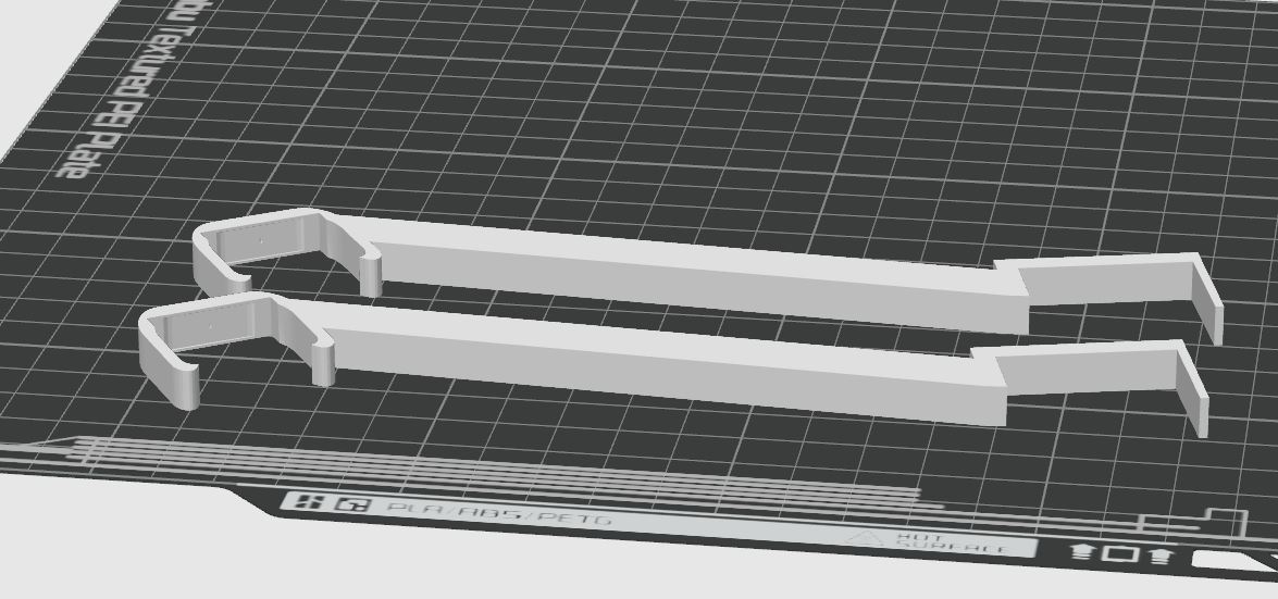 LED mount for picture frame or other hangings 3D model