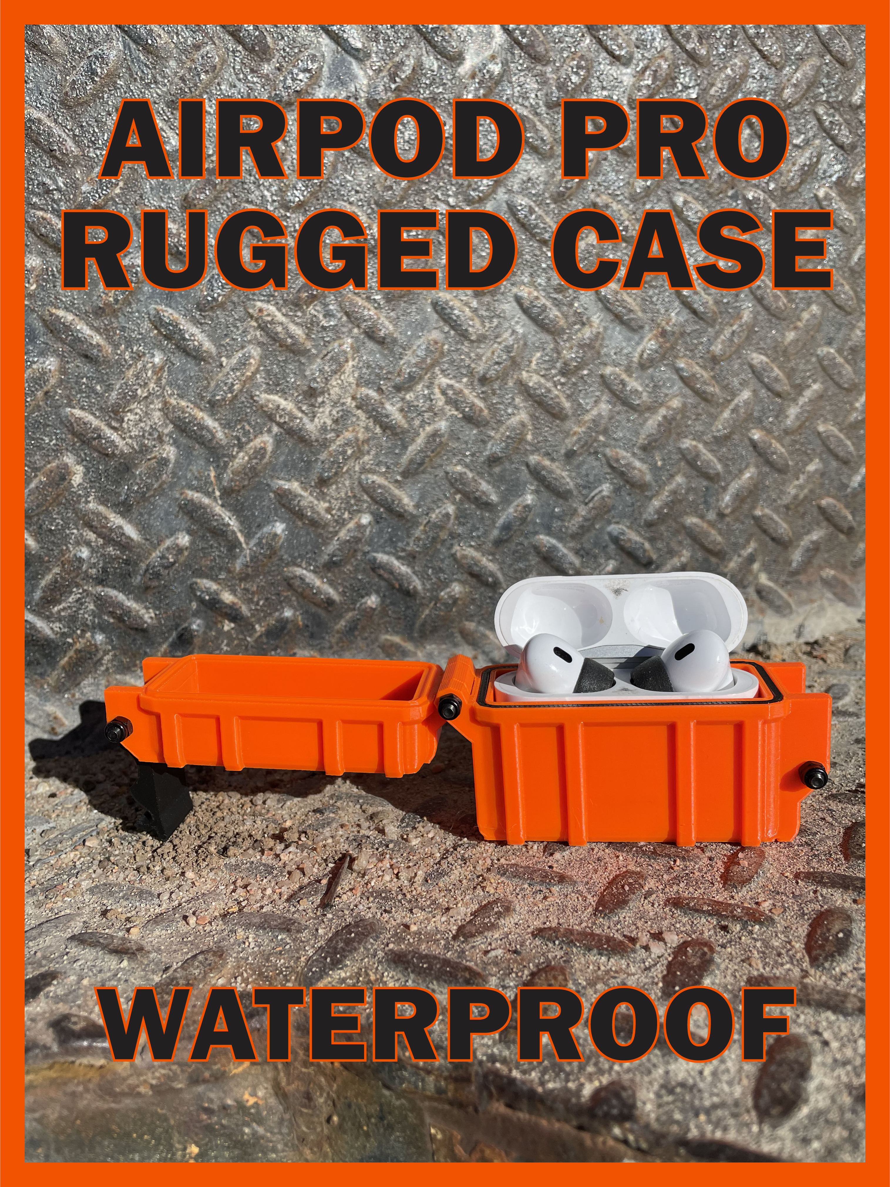 Rugged Waterproof Airpod Pro 1 & 2 Case — miniatura 10