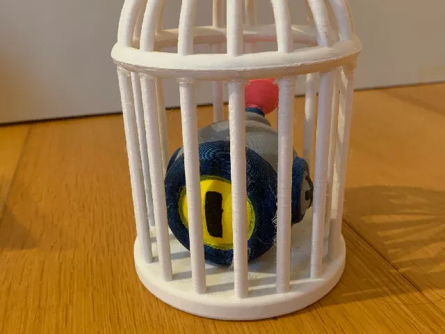 Bird cage storage box