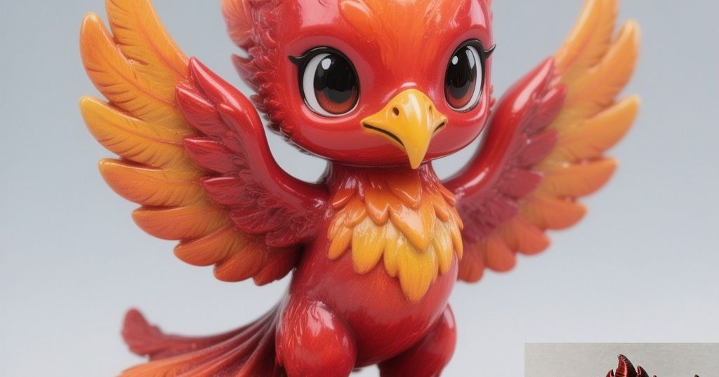Cute Chibi Phoenix by Ninomalbinho | Download free STL model ...