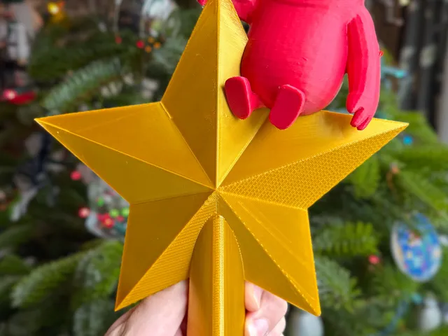 Fall Guys Tree Topper Star