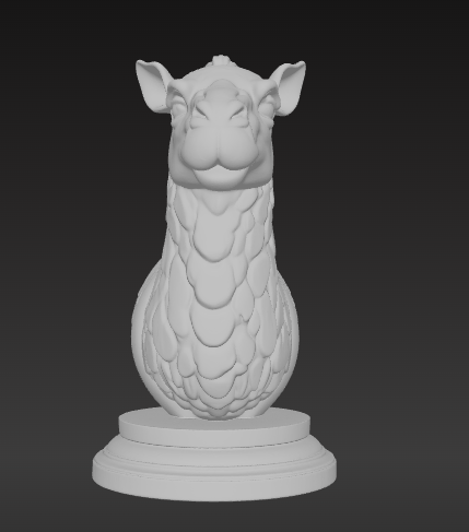 Bust Camel