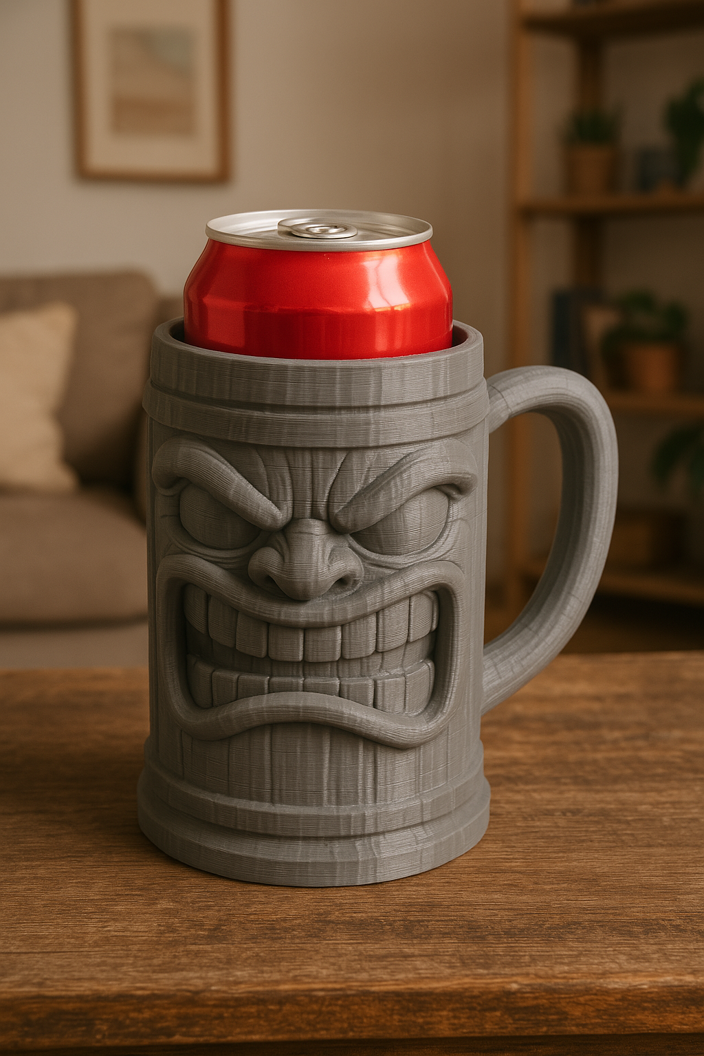 Tiki Cup Holder – 3D-Printed