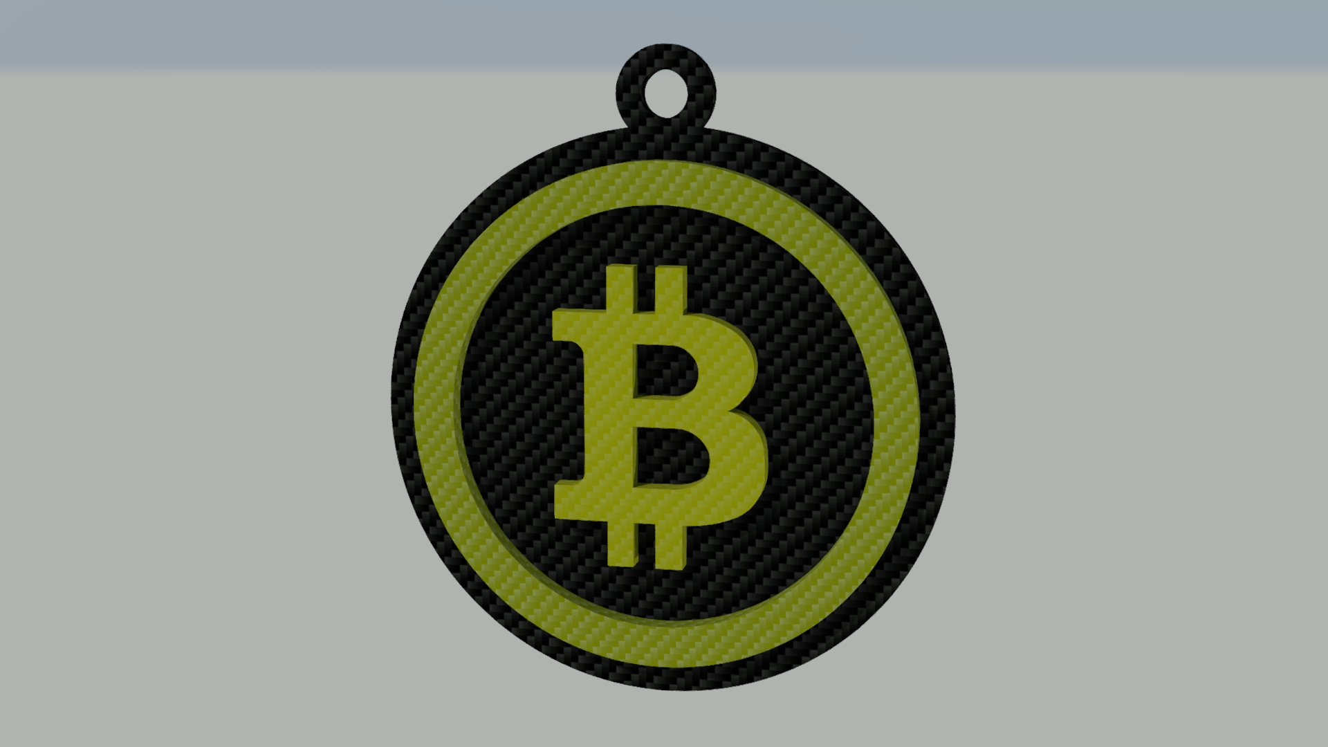 Miniatura 3 do modelo 3D BITCOIN KEYCHAIN