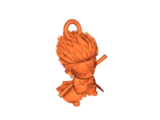 Roronoa Zoro Keychain 3D Print One Piece Swordsman by 3843313