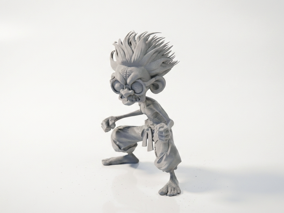 Angry Old Man Character Figurine 3D Printable