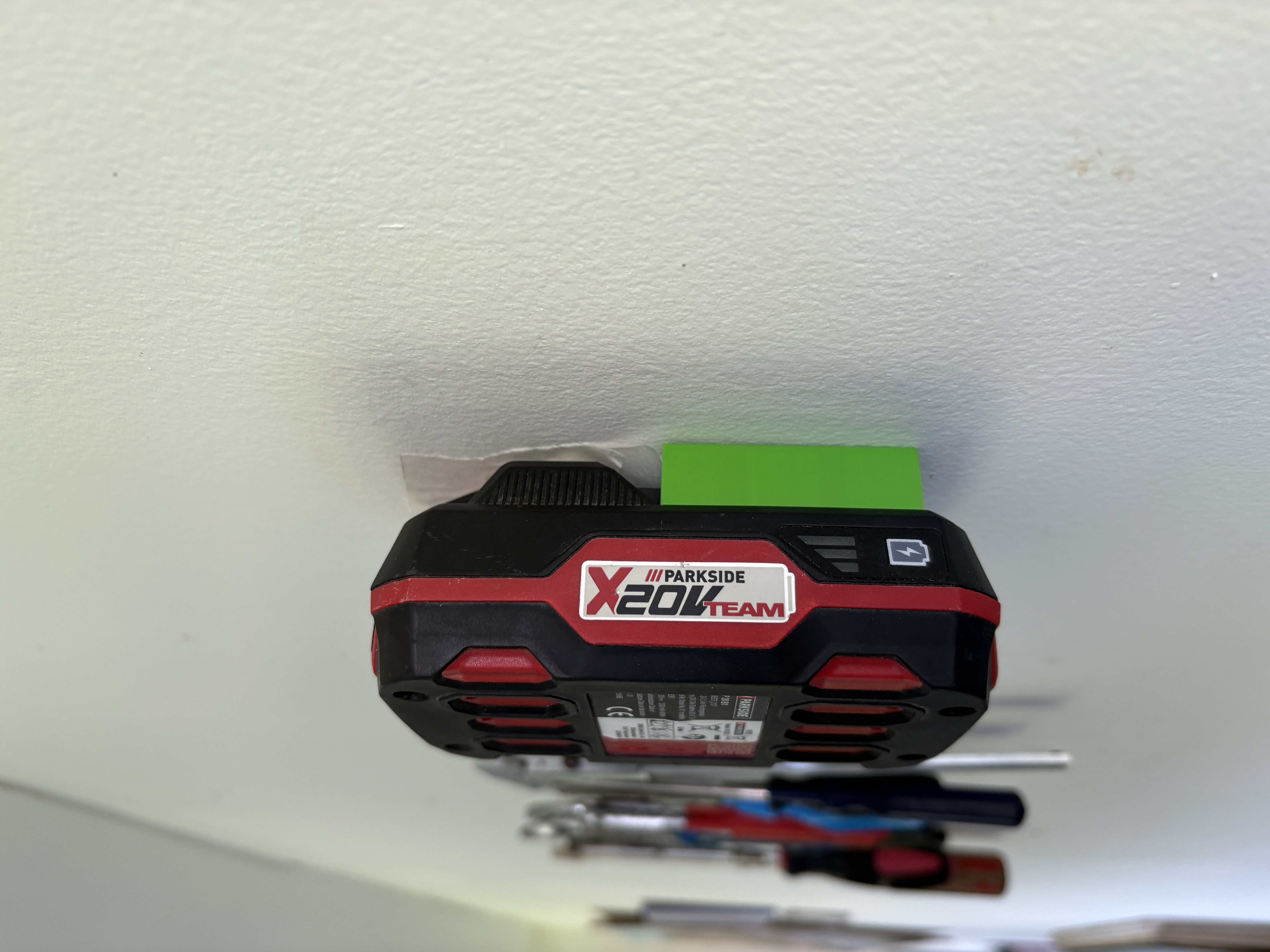 Parkside battery holder