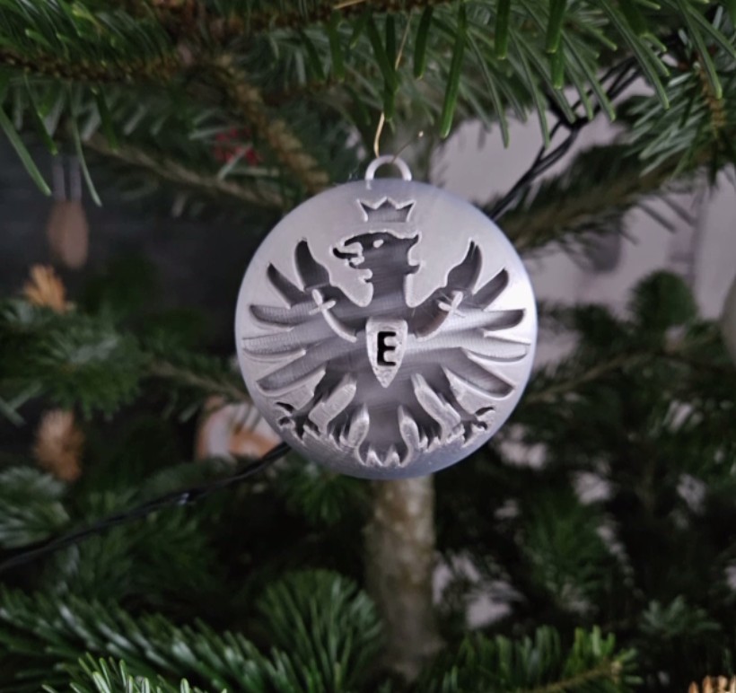 Eintracht Frankfurt Weihnachtskugel Baumschmuck