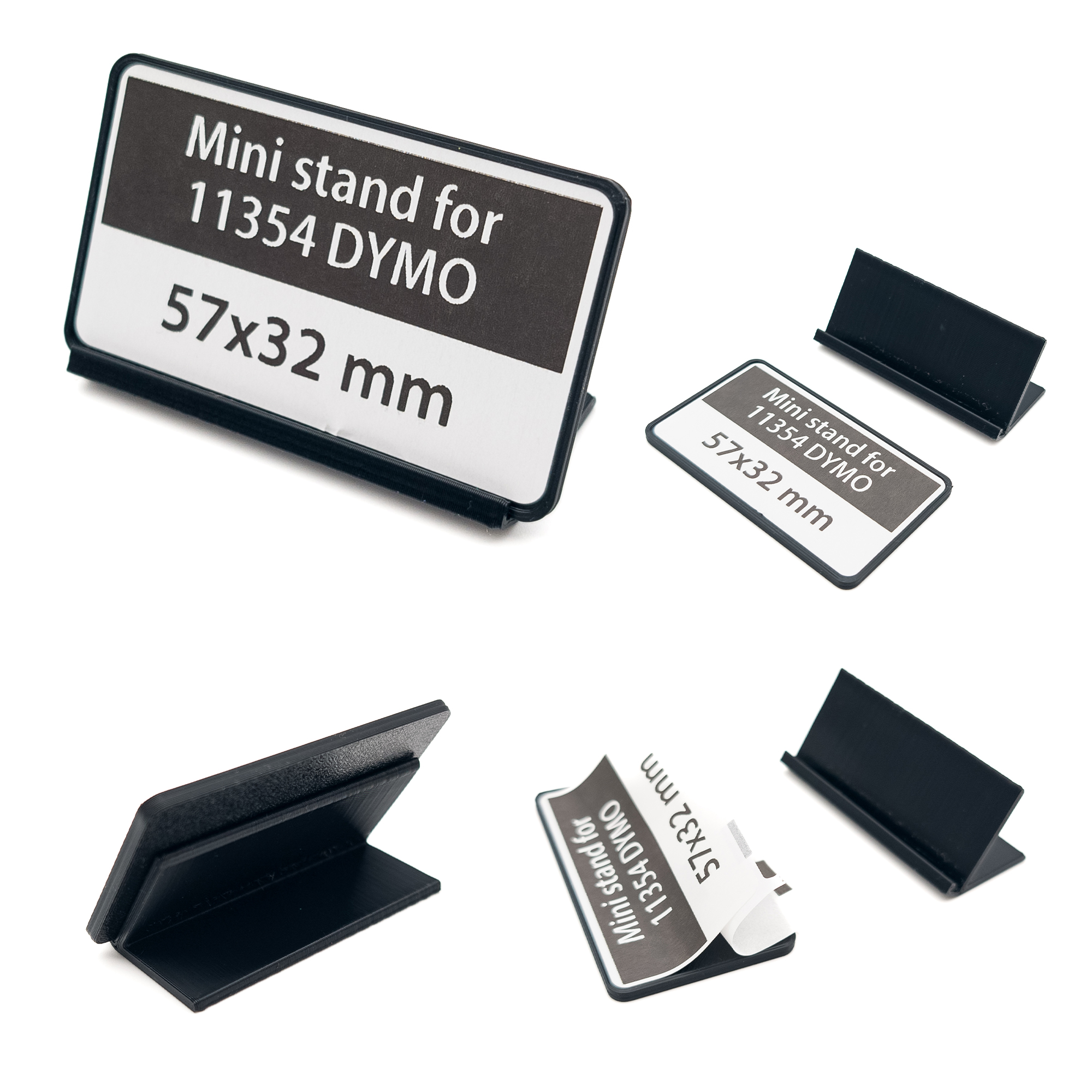 Display Stand / Standee for DYMO Labels 11354 57x32 mm | Fusion360 included